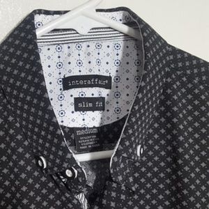 Interaffair Button Casual Shirt M Medium